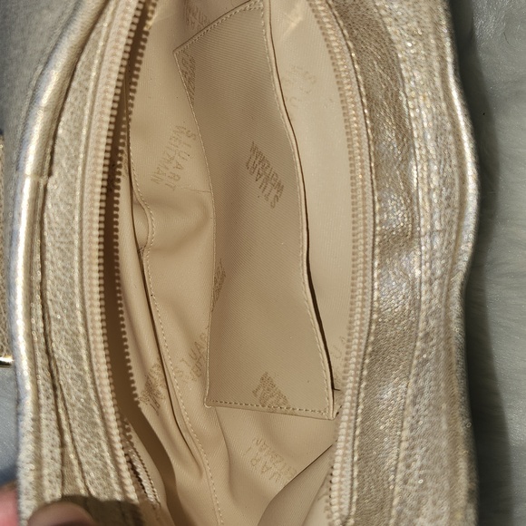 STIART WEITZMAN GOLD SHOULDER BAG - Picture 13 of 13